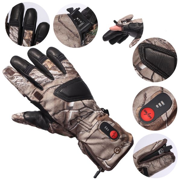 

rechargeable hunting savior battery heated winter electric warm heating gloves for skiing racking cycling fishing 2020
