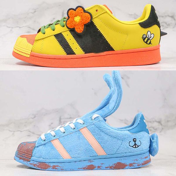 

originals melting sadness karoro honeybee skates shoes for mens women shell toe white red blue green casual trainers sports sneakers 36-45