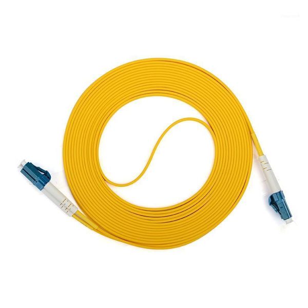 

fiber optic equipment 20pair patch cord single mode duplex lszh lc to pc upc sm dx 1 3 5 10 20 100m meters ftth
