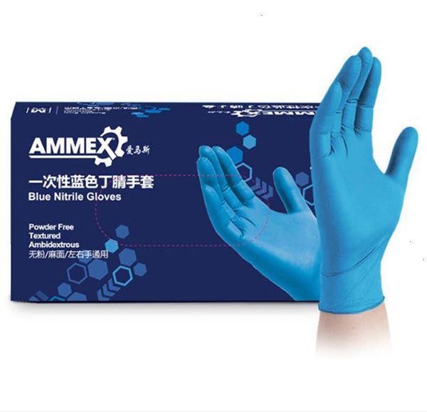 

oil factoryggejresistant nitrile 100pcs/lot rubber disposable factory safety acid for home food laboratory cleaning use