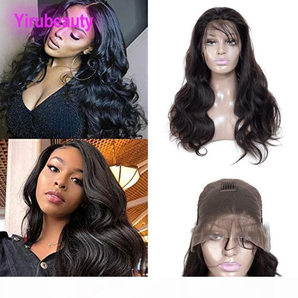 

braizlian virgin hair 13x4 lace front wigs body wave with baby hair natural color 13*4 wigs 100% human hair, Black;brown