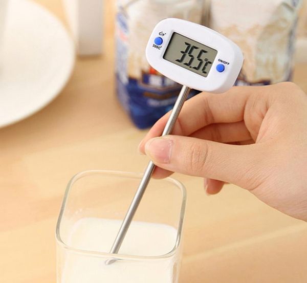 Neues Pin-Form-Digitalthermometer, sofort ablesbares Taschenöl, Milch, Kaffee, Wassertest, Küche, Kochen, Termometro, digital, SN4929