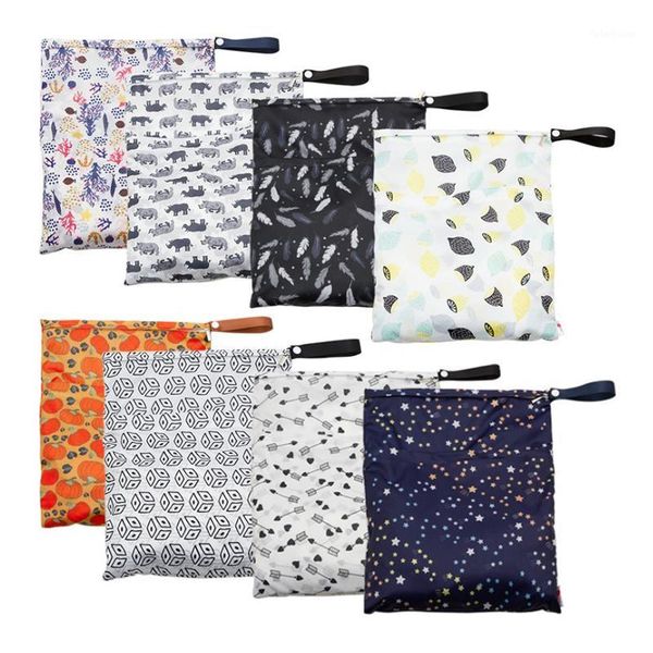 

new multifunctional maternity waterproof for mom and dad travel baby care diaper bag wet bag1