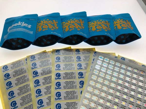 

цветок калифорния сумка edibles синего майларовое сладкое печенье упаковка чай 3.5-7g bbybck bwkf