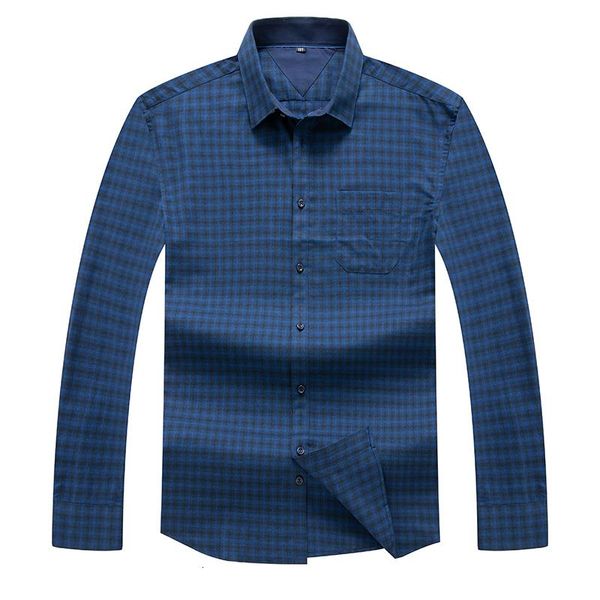 

8xl 7xl plus size men long sleeve shirt men dress pure cotton plaid shirt business mens shirts casual slim fit dress shirts, White;black