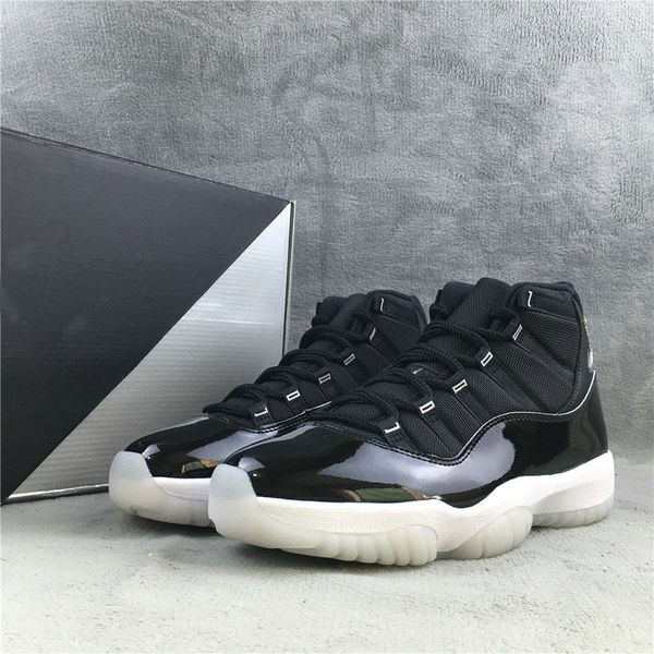 

new 11 xi 25th anniversary black men shoes 11s trainers sports sneakers with box