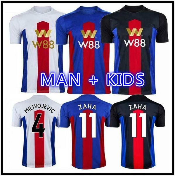 

20 21 home soccer jerseys zaha milivojevic townsend sakho benteke 2020 2021 van aanholt football palace away shirt uniform thailand, Black;yellow