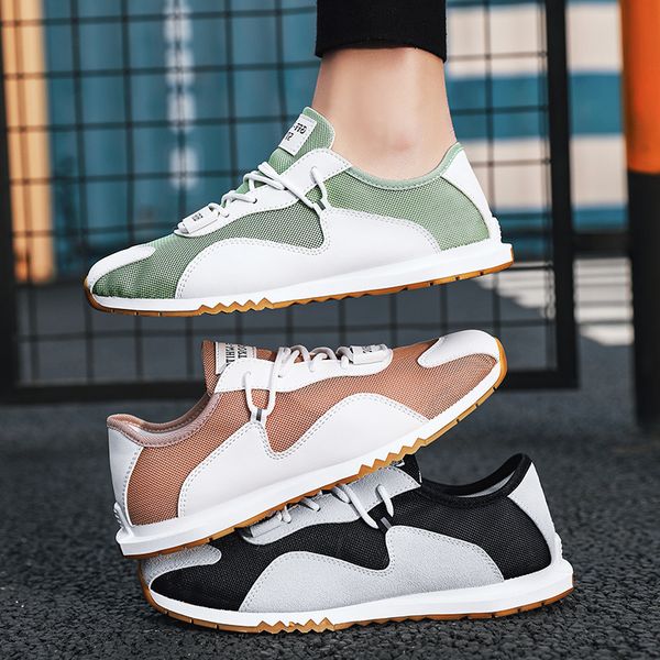 

forrest gump sports shoes series 2020 summer new korean fashion ins umbrella cloth casual men's shoes c1212, Black;white