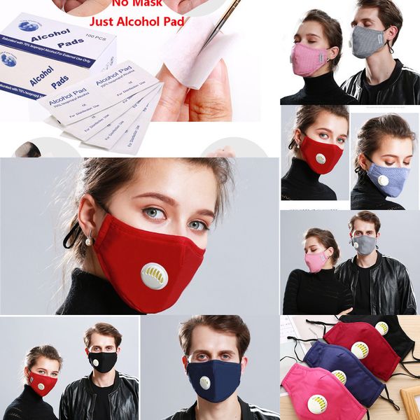 

anti-fog filter face and pm2.5 activated carbon cotton breathing valve mask factory wholesale masks 6 pzlch