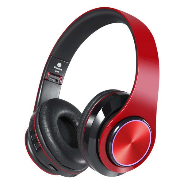 

running luminous wirels sports folding stereo mobile phone bluetooth headset