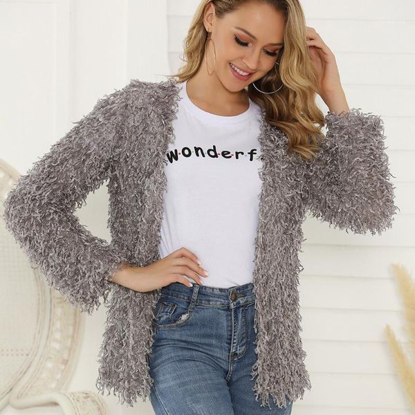 

women's coats women ladies winter loose knitted sweater jumper coat casual long sleeve coats and jackets women clothes #351, Black;brown