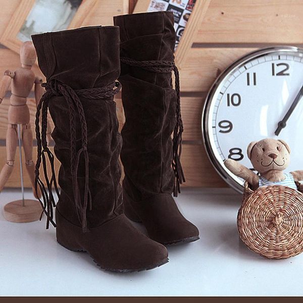 

women boots women heighten platforms thigh high tessals boots motorcycle #yb401, Black