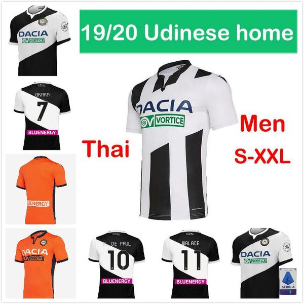 

20 21 udinese soccer jerseys de paul 2020 2021 родриго бекао окака футбол футбол несторовский 2019 удинезе лазаньна футбольная рубашка, Black;yellow