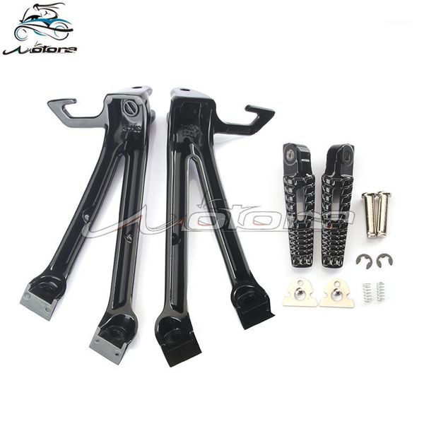

rear footpegs foot pegs footrest pedals bracket for gsxr600 gsxr750 gsx600r gsx750r gsx-r650 gsx-r750 k6 2006-2007 06 071