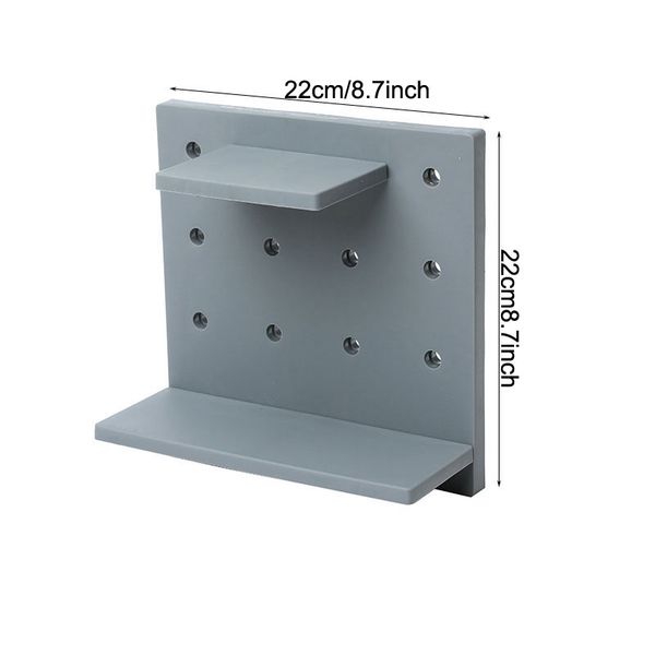

bathroom wall shelf shower corner shelf kitchen storage holder rack kitchen wall-hanging plastic hole board bathroom organizer 200 n2