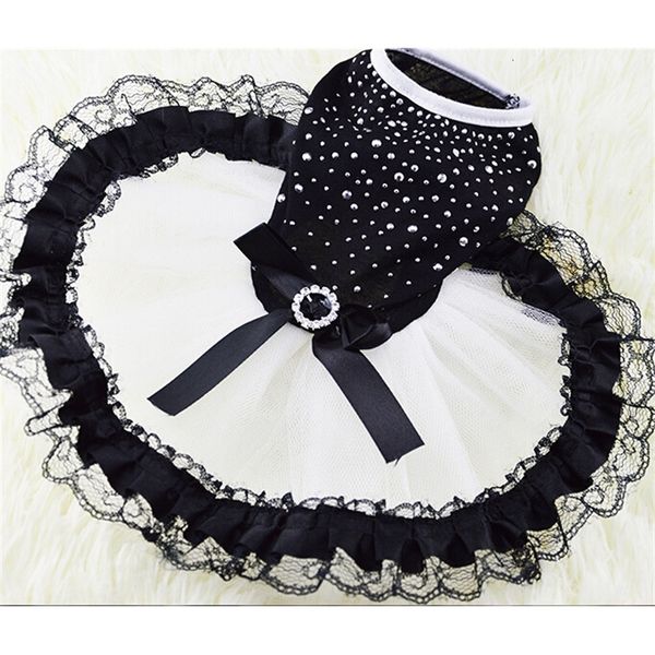 

puppy dog dress howstar polka dot pet fashion apparel costume coats harnesses for girl yellow chihuahua wholesaling skirts for medium dogs