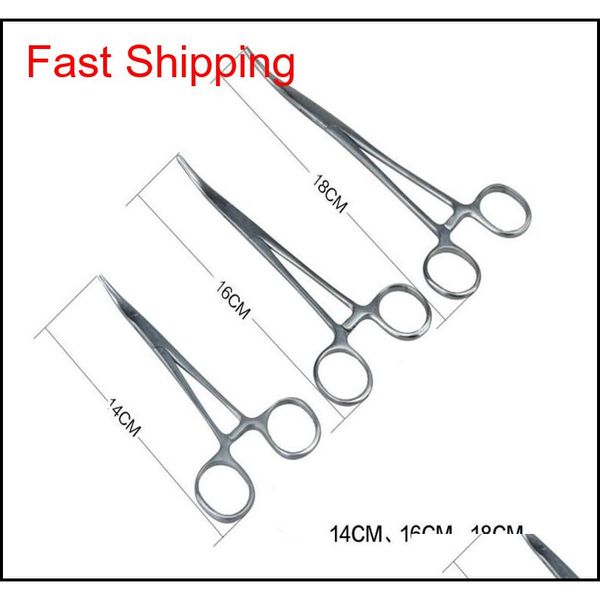 

cw023 pet medical stainless steel straight / curved head ratchet hemostatic forceps forceps needle holder for qylffe garden2010