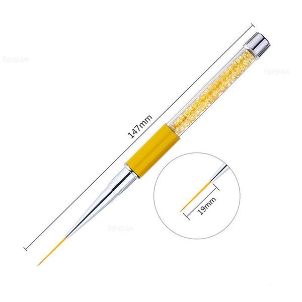 

1pc nail art brush gradient nail polish uv gel painting pen french lines stripes grid drawing liner manicure diy varnish jllfik