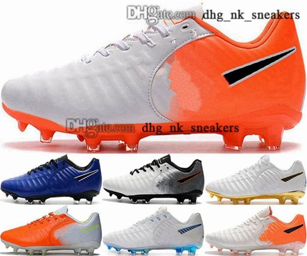 

crampons de chaussures scarpe tiempo 7 soccer cleats white shoes fg youth 46 mens 38 ag legend vii eur size us women 12 football boots men