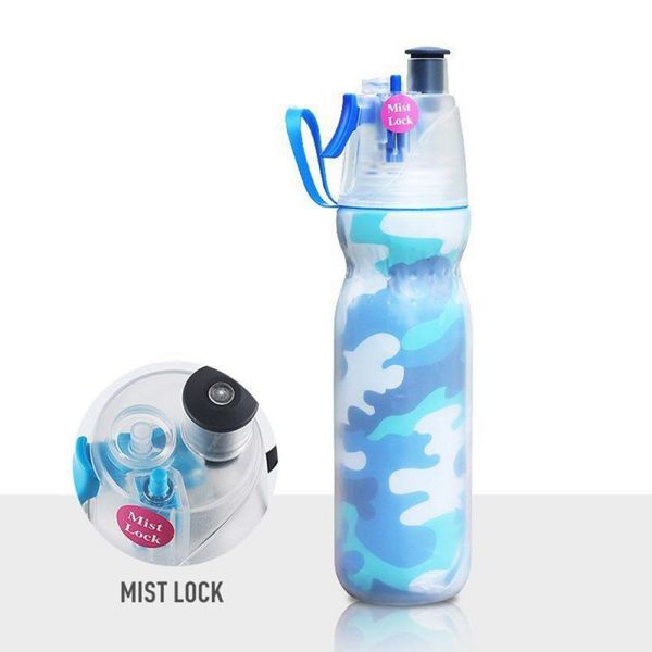

outdoor sport bottle portable travel water drinkingcup leakproof spray bottle travel cup candy color yoga camping drinking tools jllepk