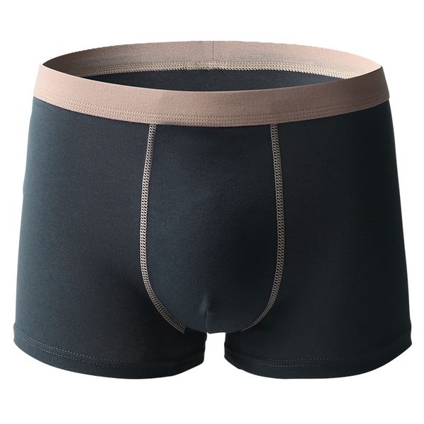

mens underwear durable loose breathable boxer briefs medium waist heathy and comfortable boxers shorts size l-6xl, Black;white