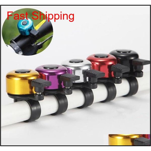 

new aluminum alloy bicycle bell bike bell sound resounding bike handlebar ring horn mixed color optional jf-099 qiakm