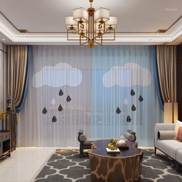 

elegent drape panel sheer tulle curtains for living room door kitchen bedroom for kids chiffon window curtains girls1