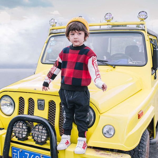 

im new boys' spring and korean t-shirt sweater autumn children's wear plpg, Blue