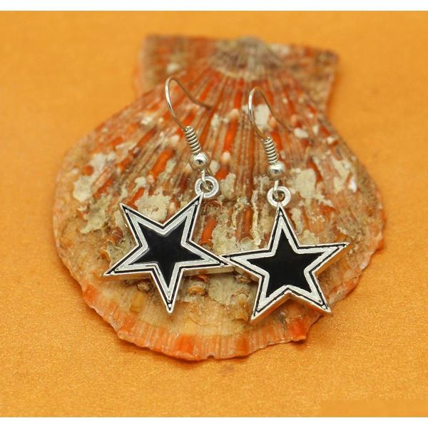 

fashion latest design sports series five-pointed star earrings europe and the united states fashion char sqcwna new_dhbest, Silver