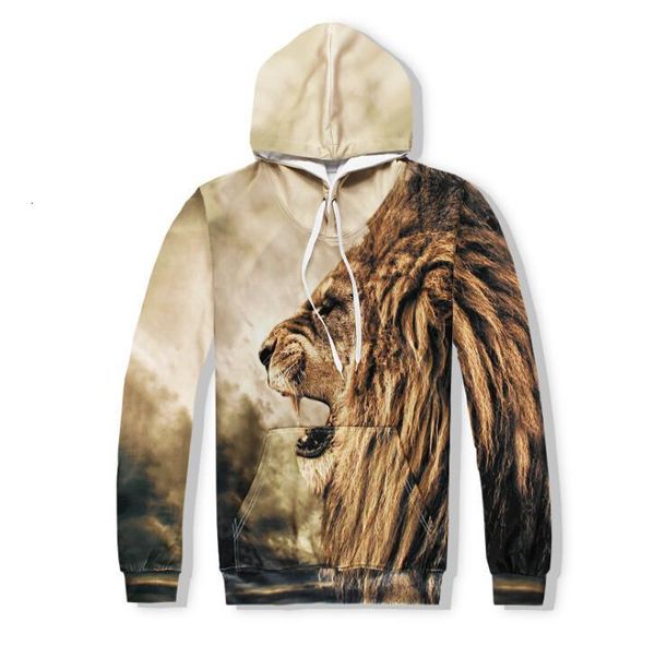 

горячие продажи 3d напечатанные тигра мужские толстовки модные стили самцы оптом капля доставка хорошего качества мужская одежда, Black