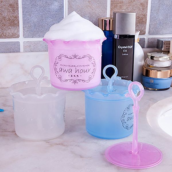 

portable bubble foam maker soap blister facial cleanser foam cup makeup remover body wash bubbler for travel makeup tool for dhl