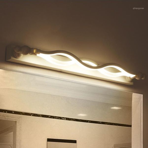 

14w/16w led wall sconce picture light adjustable mirror front lamp fixture silica gel washroom white shell1