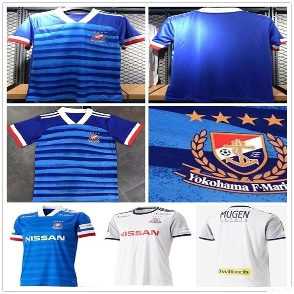 

20 21 j1 league yokohama f. marinos jersey home blue soccer marcos jr. hato nakagawa teruhito customize 2020 football shirt, Black;yellow