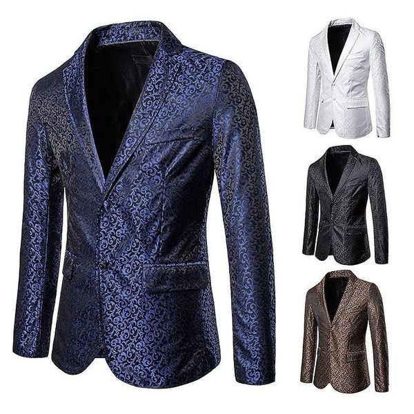 

men's suits & blazers modric breathable linen casual men slim fit single breasted winter coats design ropa hombre jacket ec50xf, White;black