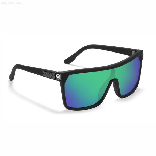 

large printed sunglasses frame polarized fashionable square, White;black