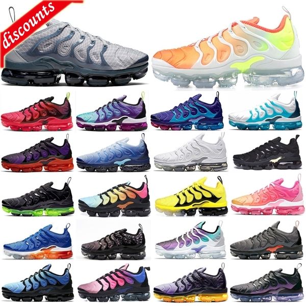 

tn plus se cool grey mens running shoes triple black hyper violet gray wolf anthracite hornets aqua sports trainers sneakers shoes 36-45