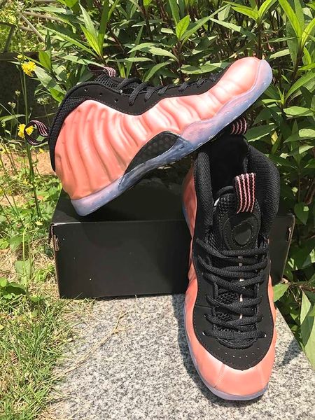 

men basketball shoes black-elemental rose penny hardaway mens shoe elemental rose foam low sale price boys sports running sneakers, White;red