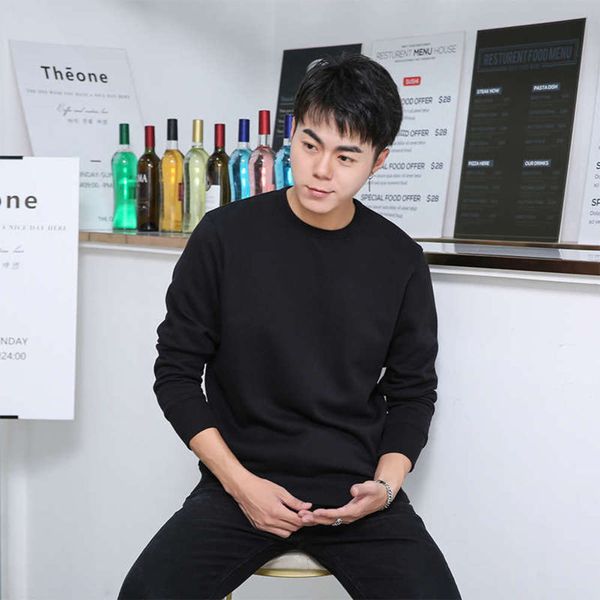 

sweater long sleeve men's trend new in spring and autumn 2020, Gray