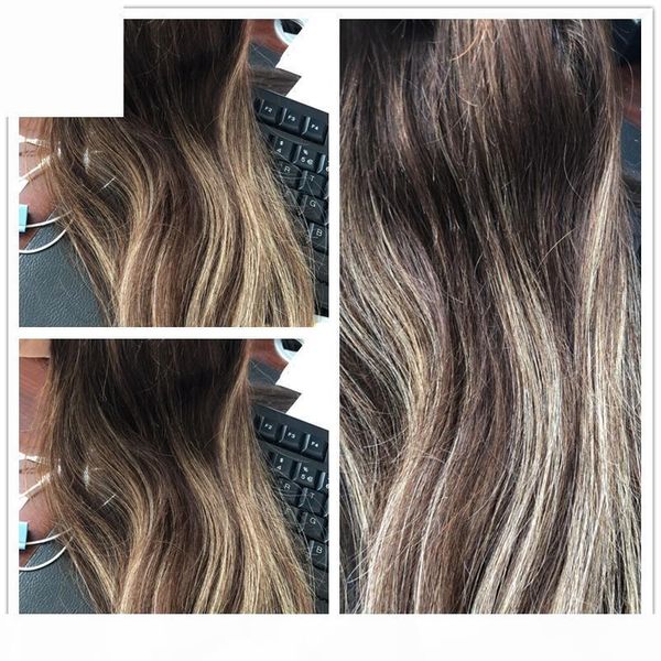 

customized ombre 4x4 lace closure human hair balayege color blended color can match our blended color hair weft swiss lace hand made, Black