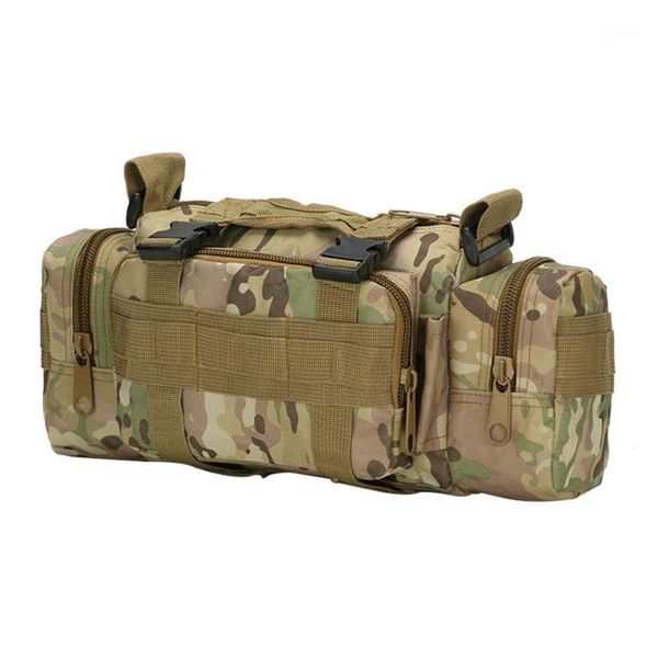 

outdoor camouflage practical camera storage portable lightweight tactical waist bag single shoulder oxford cloth sports cycling1