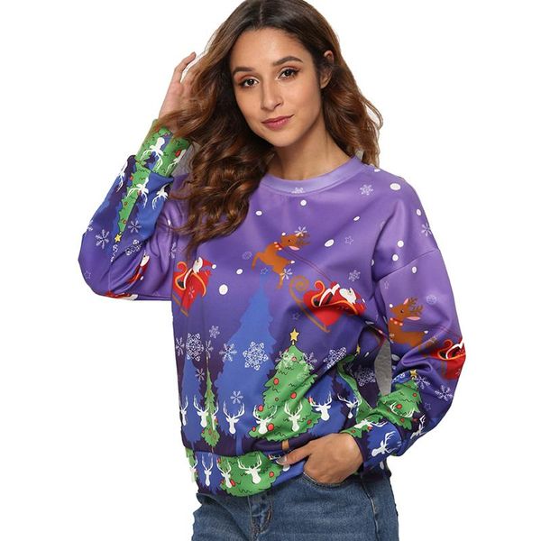 

women's jackets casual womens hoodies woman harajuku women sweatshirt fashion christmas 3d printing hoodie pullover, Black;brown