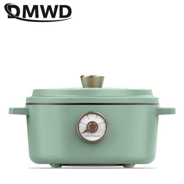 

electric skillets dmwd 2l multifunction cooker mini skillet non-stick steamer frying boiling stewing pot 220v