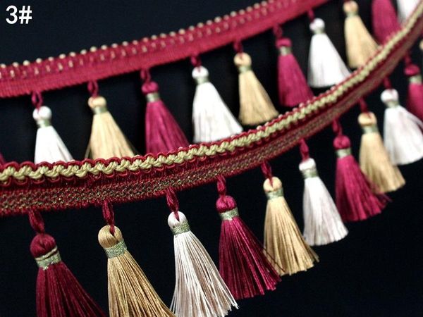 

1meter 80mm wide curtain fringe trim tassel fringe trimming lace for diy latin dress stage clothes accessories lace ribbon h jllkrj