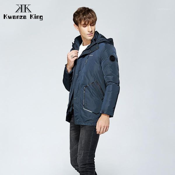 

new winter men's coat fashionabl warm thick male jacket hat removable detachable liner windproof cotton clothing erkek mont 27861, Black