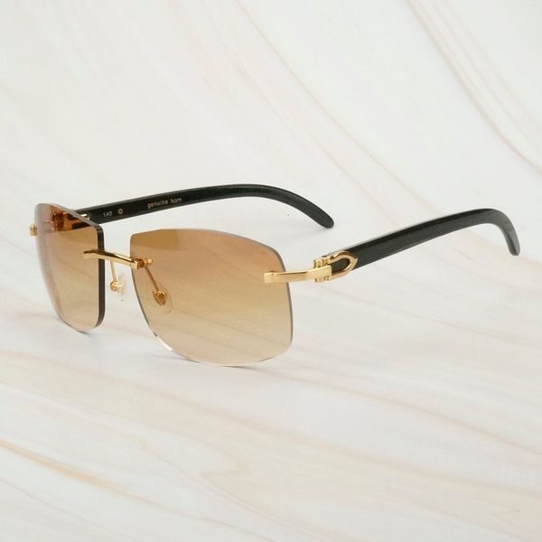 

retro black buffalo horn men's for decoration fish driving club outdoor equipment carter sunglasses, White;black