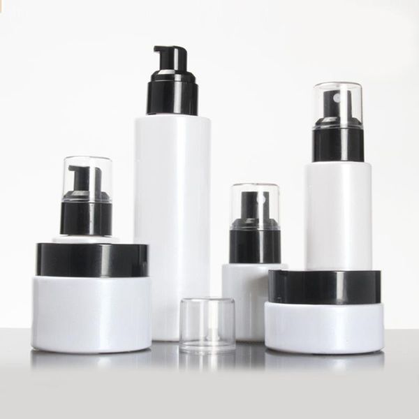 

storage bottles & jars mist spray pearl white container,30ml sun lotion bottle