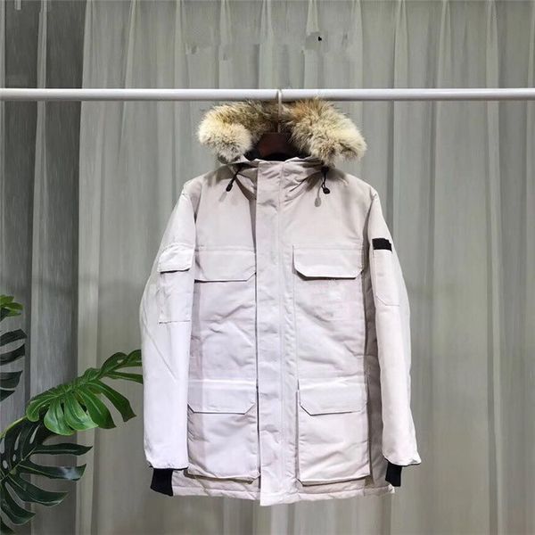 

мужчины и женщины зима пуховик длинные куртки пальто с капюшоном зимнее пальто на одеждами пуховая куртка спортивная одежда наряд с капюшоно, Black