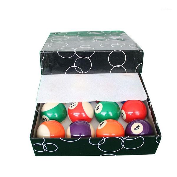 

normal color box pool balls for home use table , game billiard pool balls with 2 1/4''1