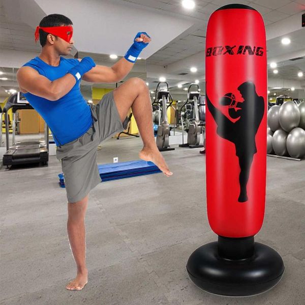 

sand bag 1.6m thick training fitness vertical inflatable boxing pvc thickening pillar tumbler column punching tool