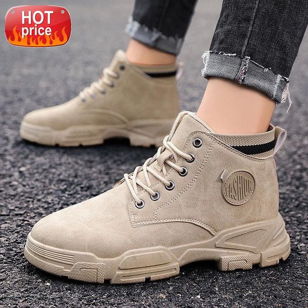 

men leather boots comfortable winter warm shoes male motorcycle men ankle boots oxfords snow shoes work martens #xb7r